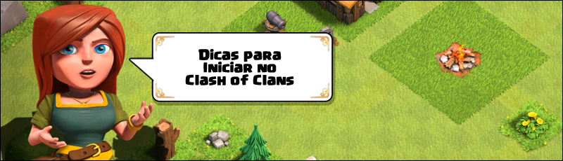 como iniciar no clash of clans