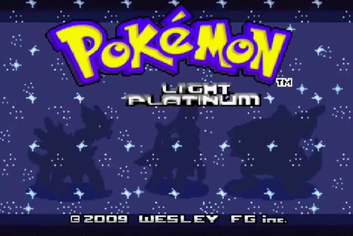 Mapa da região de Zhery no Pokemon Light Platinum
