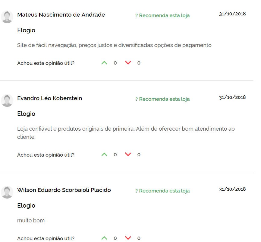 Depoimentos de clientes sobre a KaBuM no E-bit