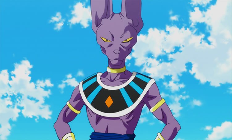 Beerus em DBZ A Batalha dos Deuses