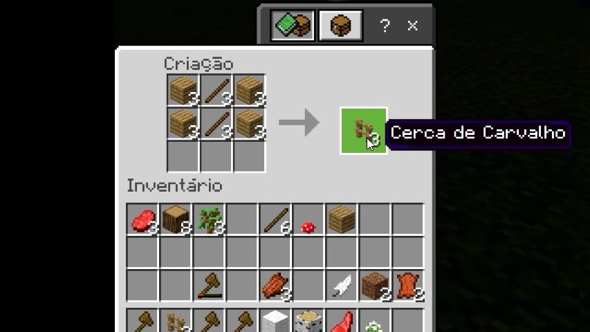 Receita cerca Minecraft
