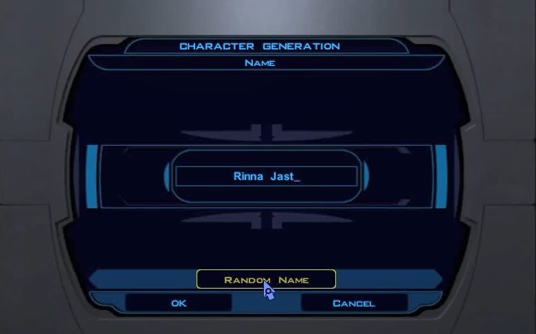tela de nome do jogo de Star Wars