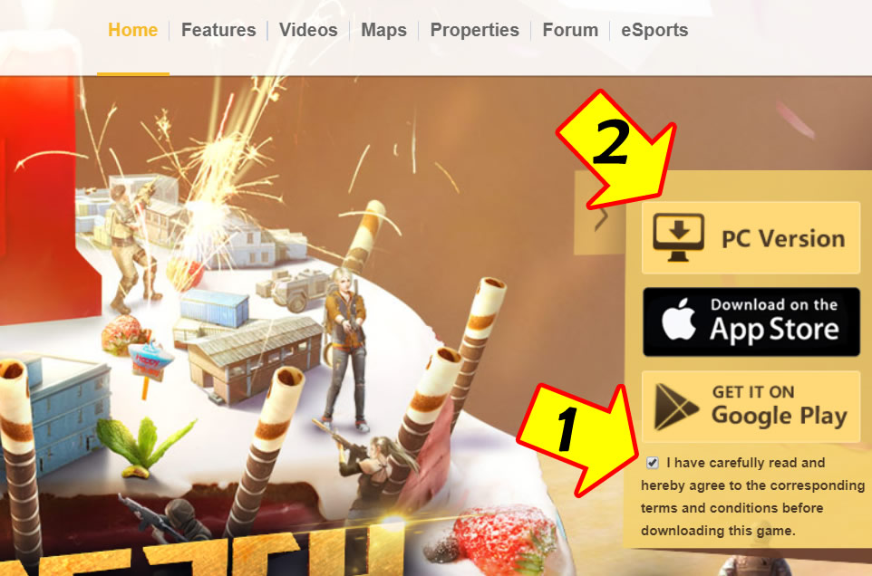 Baixar Rules of Survival para PC pelo site oficial