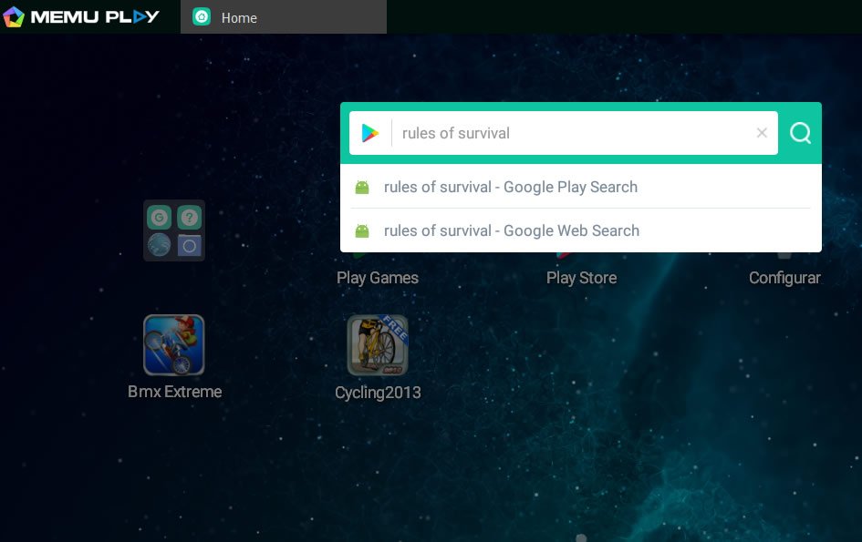 Instalando Rules of Survival no Memu