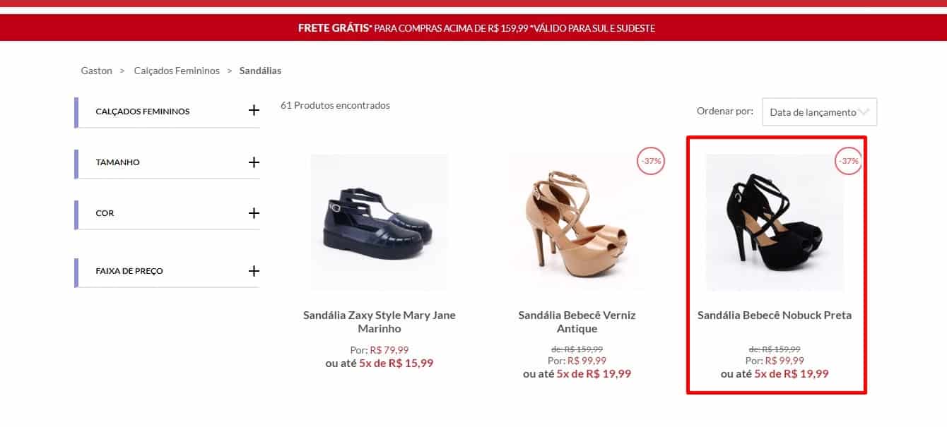 Onde comprar sapato ?