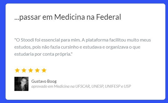 Passe em medicina na federal
