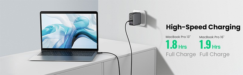 Carregamento extra rápido! UGREEN 100W GaN