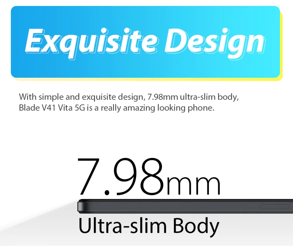design ZTE Blade V41 Vita 5G
