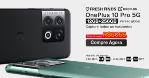 OnePlus 10 Pro 5G: O mais novo top de linha com câmera excelente!