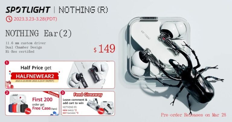 Nothing Ear (2): Novo excelente fone TWS que vale muito a pena!