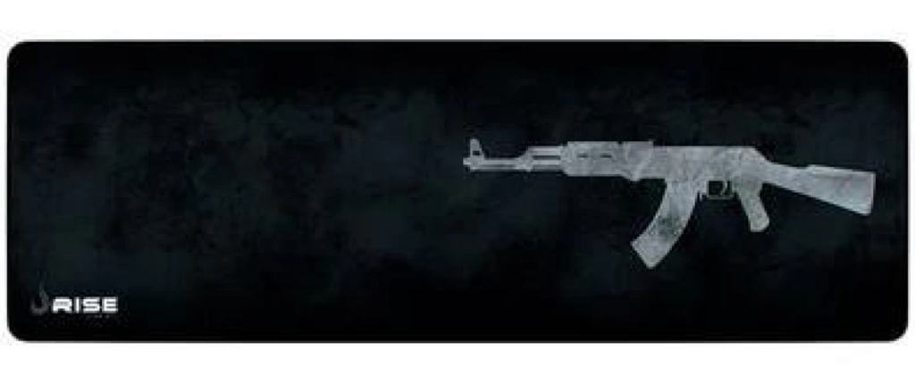 Mousepad Gamer Rise Mode Speed, Ak47, Estendido (900x300mm), Cinza – Rg-Mp-06-Ak