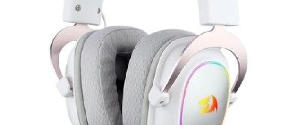 Headset Gamer Redragon Zeus X Rgb 7.1 Surround, Drivers 53mm, Branco E Rosê – H510wr-Rgb