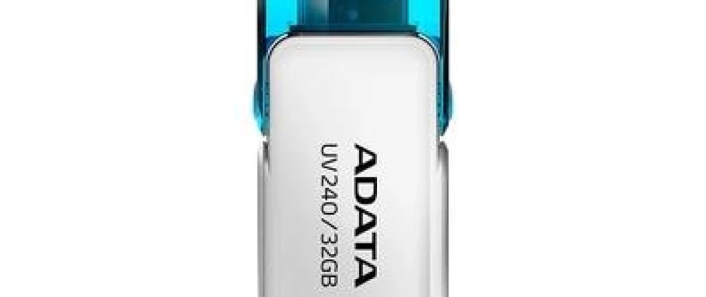 Pen Drive 64gb Adata Uv240, Usb 2.0, Branco – Auv240-64g-Rwh