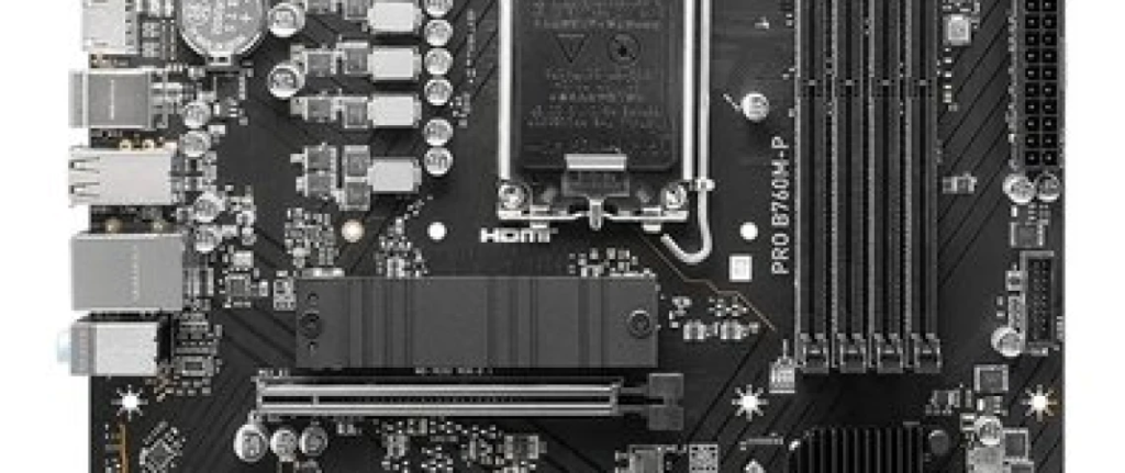 Placa Mãe Msi Pro B760m-P Lga 1700 B760 Matx Ddr5