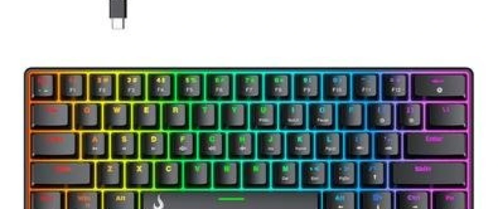 Teclado Mecânico Gamer Rise Mode Gm1 Black, Rgb, Switch Outemu Brown – Rm-Tcm-Gm1-Bbro