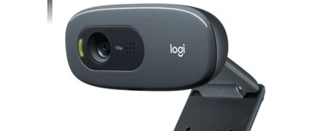 Webcam Logitech C270 Hd, 720p, Microfone Integrado, Usb 2.0 Com 3mp – Cinza/Preta